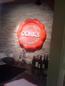 Corks..a great place for wine or beer