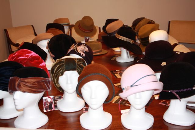 hats - on table