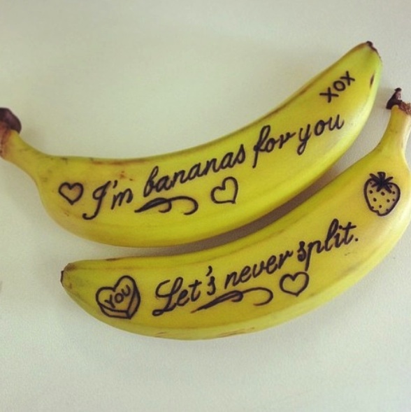 valentines - banana
