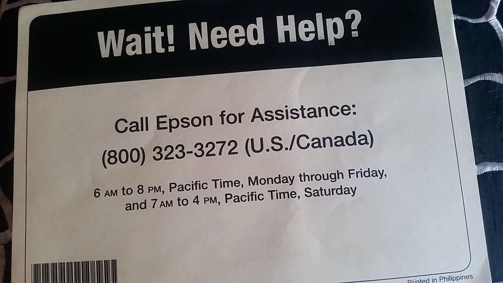 epson - help