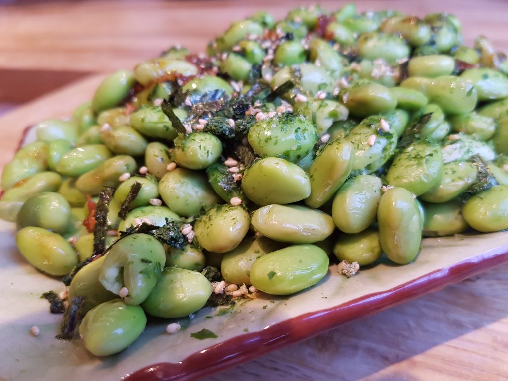 entertaining - edamame