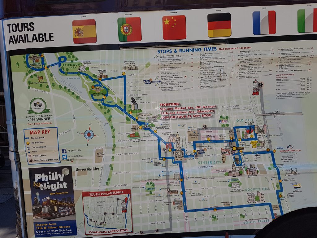 philly - bus map